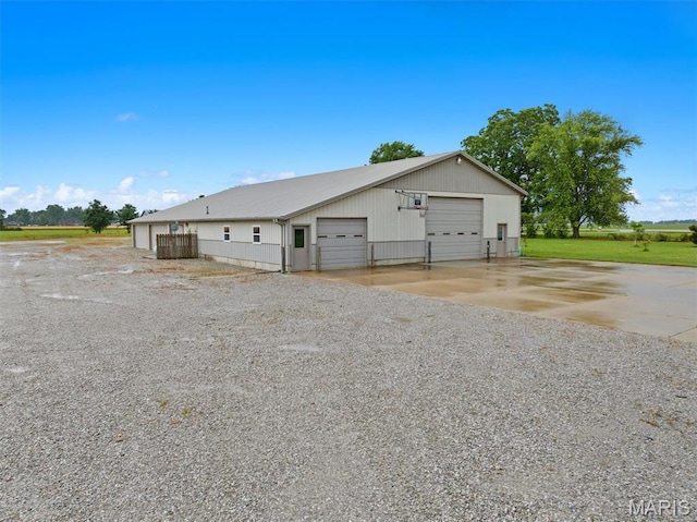 15020 Jamestown Rd, Breese, IL 62230 - view of side of home featuring a detached garage and an outdoor structure