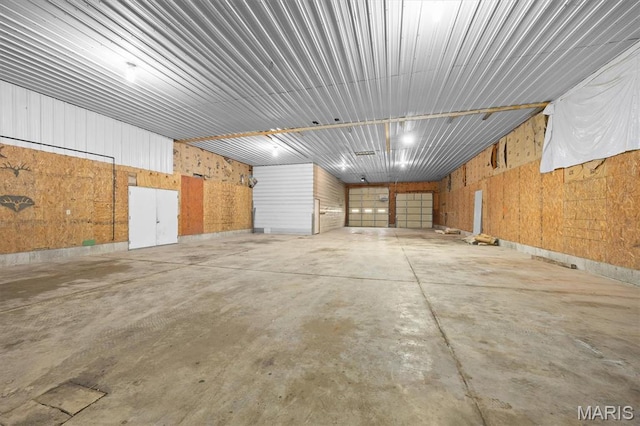 15020 Jamestown Rd, Breese, IL 62230 - garage with wood walls