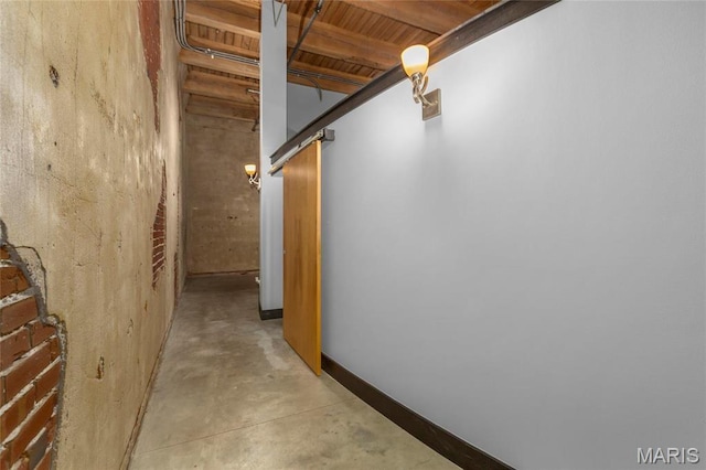 1113 Washington Ave Unit 215, Saint Louis, MO 63101 - hall with concrete flooring