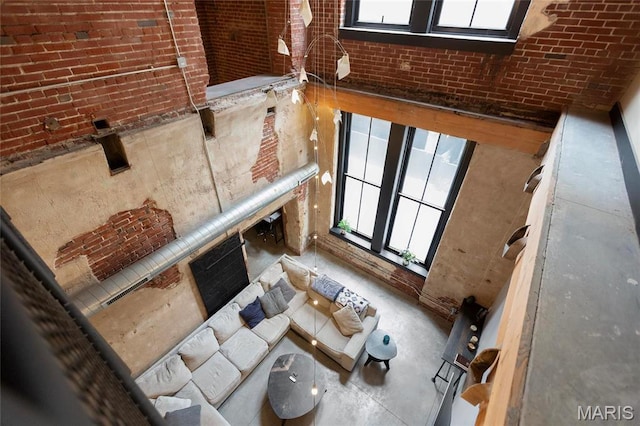 1113 Washington Ave Unit 215, Saint Louis, MO 63101 - living area featuring plenty of natural light