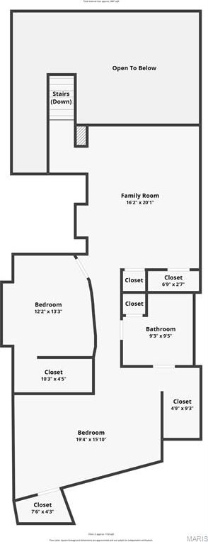 1113 Washington Ave Unit 215, Saint Louis, MO 63101 - view of property floor plan