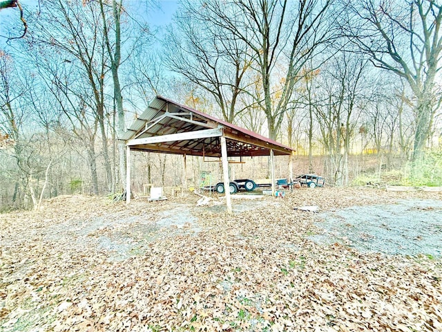 2560 Birch St, Doe Run, MO 63637 - view of yard with a carport