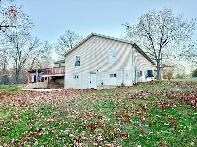 2560 Birch St, Doe Run, MO 63637 - view of side of property with a deck