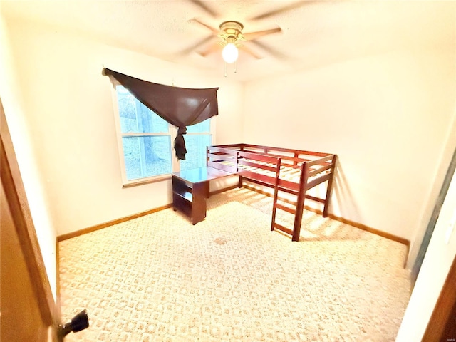 2560 Birch St, Doe Run, MO 63637 - unfurnished office with a ceiling fan, baseboards, and carpet