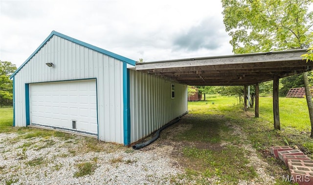 14280 County Road 8100, Rolla, MO 65401 - garage with a detached garage and driveway