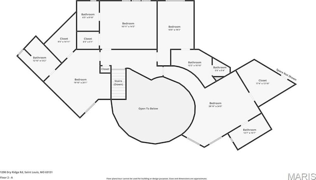 1290 Dry Ridge Rd, Town And Country, MO 63131 - view of home floor plan