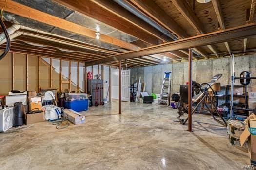 825 Cimarron Cir, Farmington, MO 63640 - view of unfinished basement