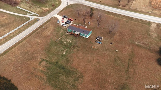 12650 State Route W, Rolla, MO 65401 - aerial view of property and surrounding area with rural landscape