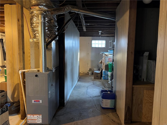 view of basement