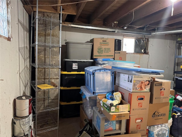 view of storage