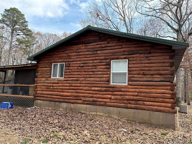 839 Bluebird Ln, Doniphan, MO 63935 - view of side of home featuring log exterior