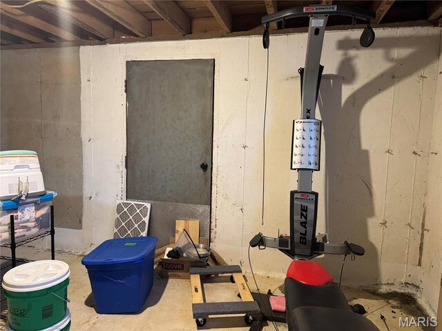 839 Bluebird Ln, Doniphan, MO 63935 - view of unfinished basement
