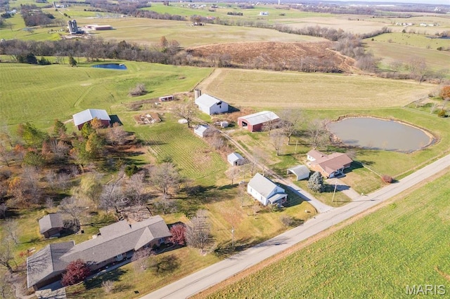 12449 Quarry Town Rd, Saint Genevieve, MO 63670 - view of property location featuring a large body of water and rural landscape