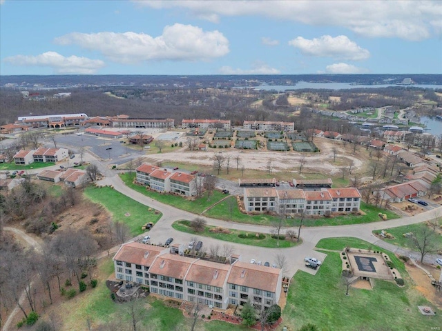 aerial view of property's location