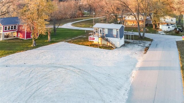 1100 W Main St, Grafton, IL 62037 - view of asphalt road with stairway