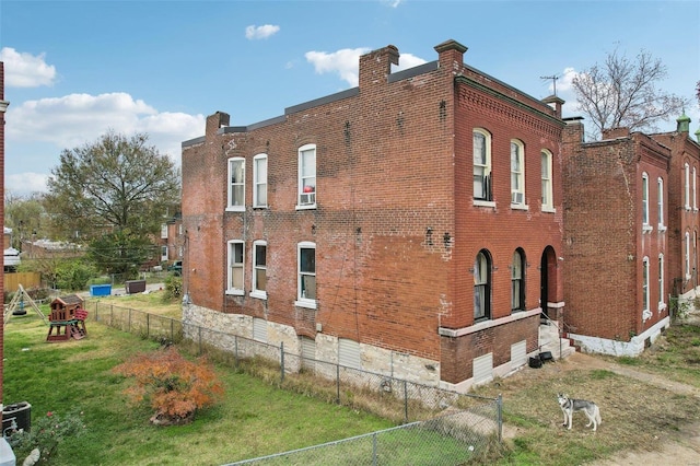 3833 Marine Ave, Saint Louis, MO 63118 - view of side of home featuring brick siding