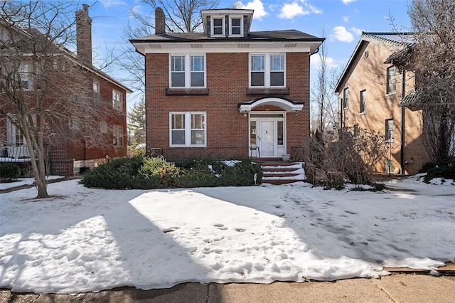 6954 Kingsbury Blvd, University City, MO 63130 - traditional style home with brick siding