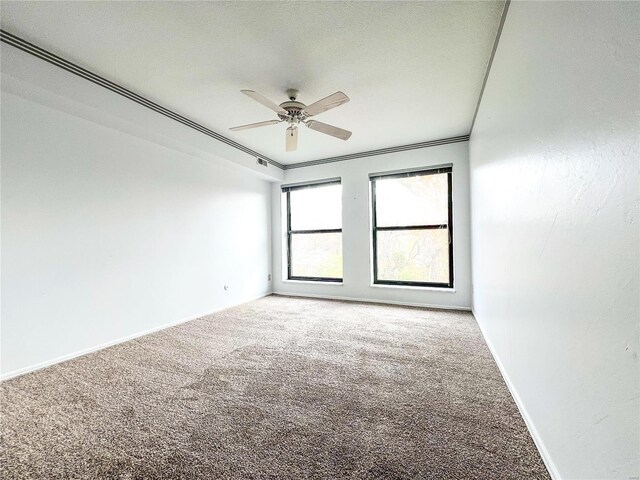 514 Coeur De Royale Dr Unit 404, Creve Coeur, MO 63141 - unfurnished room with carpet flooring, a ceiling fan, and baseboards