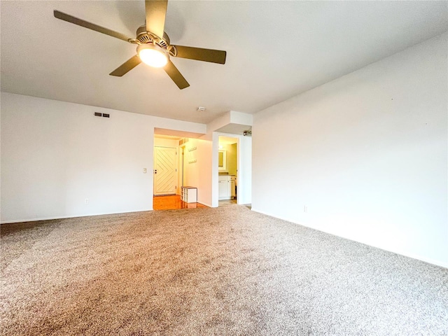 514 Coeur De Royale Dr Unit 404, Creve Coeur, MO 63141 - spare room with carpet flooring and a ceiling fan