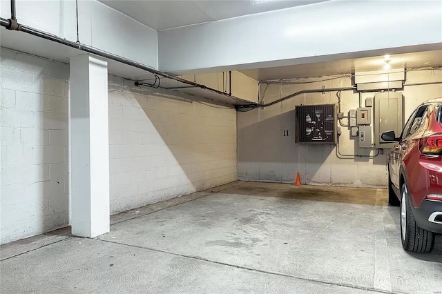 514 Coeur De Royale Dr Unit 404, Creve Coeur, MO 63141 - garage with concrete block wall