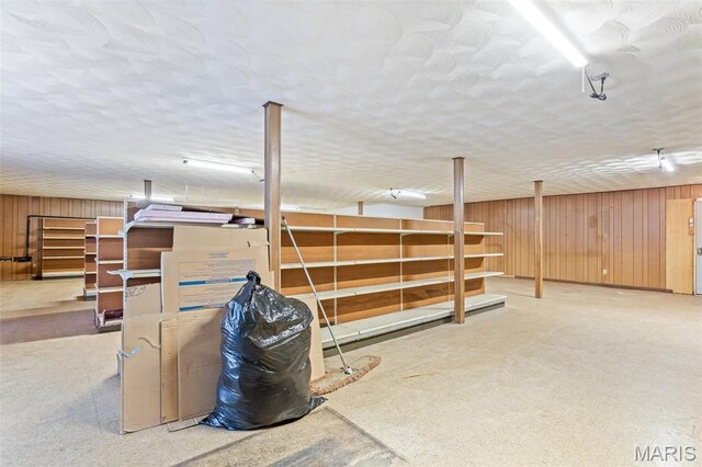 501 Lewis St, Park Hills, MO 63601 - finished below grade area featuring wooden walls