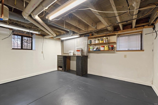 4361 Laclede Ave, Saint Louis, MO 63108 - basement featuring baseboards