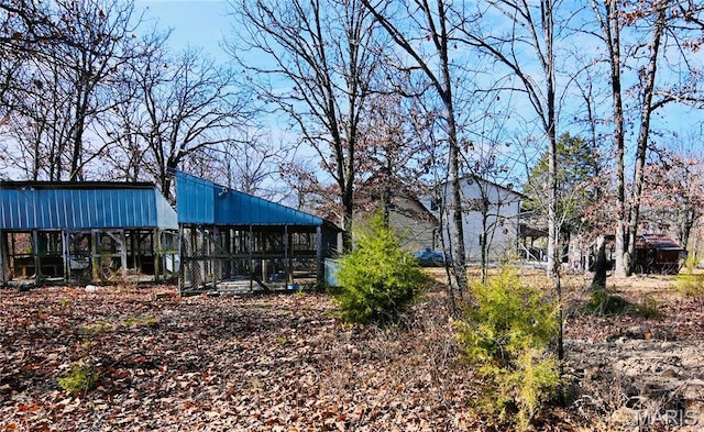 26 Gap Rd, Tunas, MO 65764 - view of yard with a pole building and an outbuilding