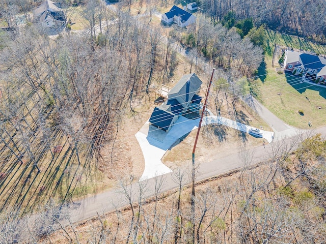 aerial view of property and surrounding area