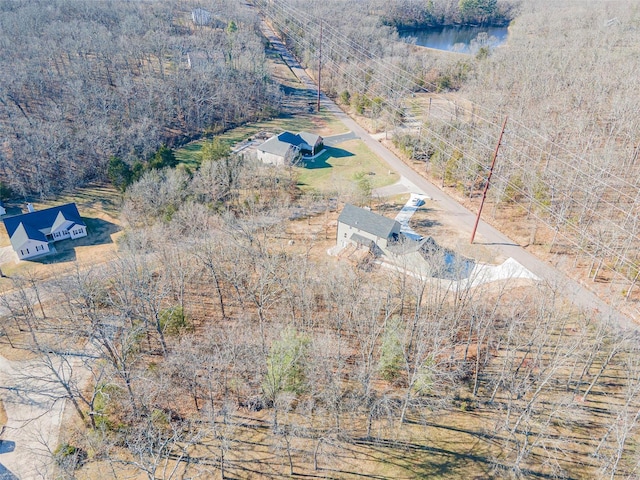 view from above of property