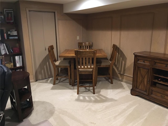 694 E 2735th Ave, Ramsey, IL 62080 - dining area featuring light carpet