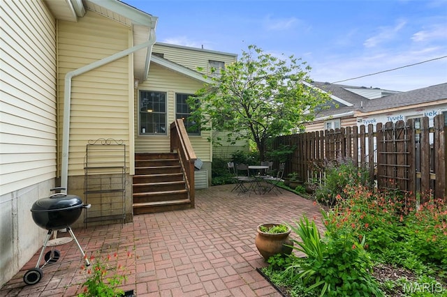 729 W Lockwood Ave, Saint Louis, MO 63122 - view of patio featuring area for grilling