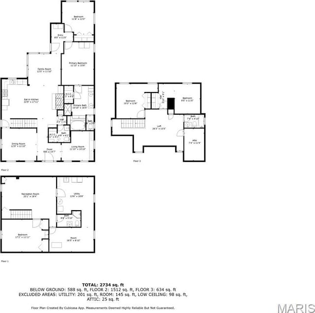 729 W Lockwood Ave, Saint Louis, MO 63122 - view of floor plan / room layout