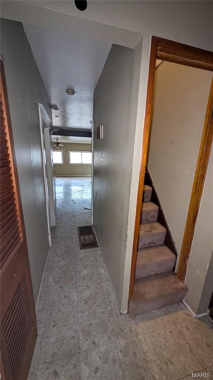 12532 Bellefontaine Rd, Saint Louis, MO 63138 - hall featuring stairway