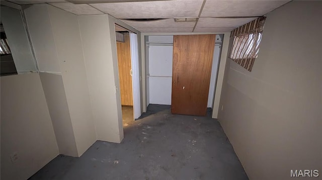 12532 Bellefontaine Rd, Saint Louis, MO 63138 - hallway with concrete floors