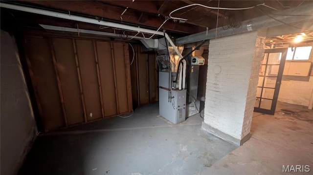 12532 Bellefontaine Rd, Saint Louis, MO 63138 - below grade area featuring heating unit