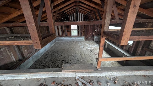 12532 Bellefontaine Rd, Saint Louis, MO 63138 - view of unfinished attic
