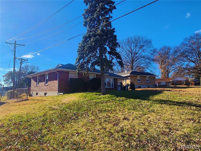 1110 Astoria Dr, Saint Louis, MO 63137 - view of property exterior with brick siding