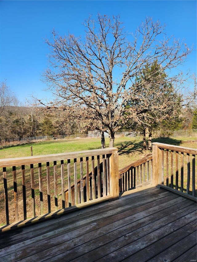 15005 Carthage Rd, Dixon, MO 65459 - view of wooden terrace
