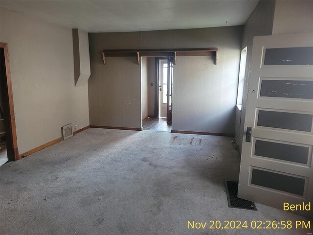 608 N 4th St, Benld, IL 62009 - carpeted empty room with baseboards