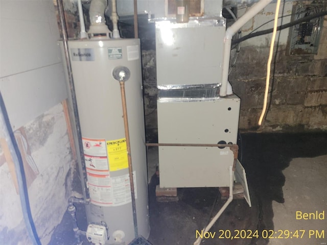 608 N 4th St, Benld, IL 62009 - utilities with gas water heater and heating unit