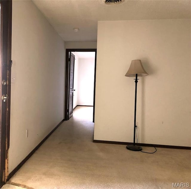 1210 N Prairie, Bloomfield, MO 63825 - hall featuring carpet and baseboards