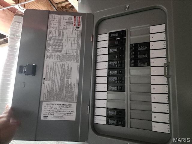 1238 Hoyt Dr, Saint Louis, MO 63137 - utility room featuring electric panel