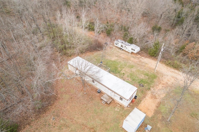 view from above of property