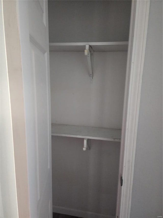 view of closet