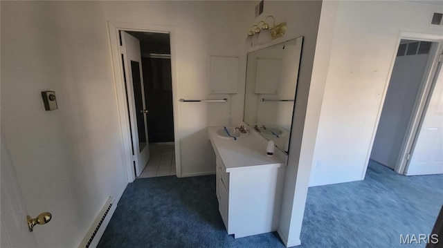 1674 Blue Ridge Dr Unit A, Saint Louis, MO 63125 - bathroom with vanity and baseboard heating