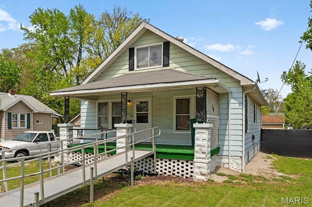 445 Jerome Ln, Cahokia, IL 62206 - view of front facade with a porch
