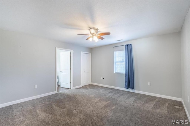 14178 E US Highway 60, Van Buren, MO 63965 - unfurnished bedroom featuring carpet flooring, baseboards, and ceiling fan