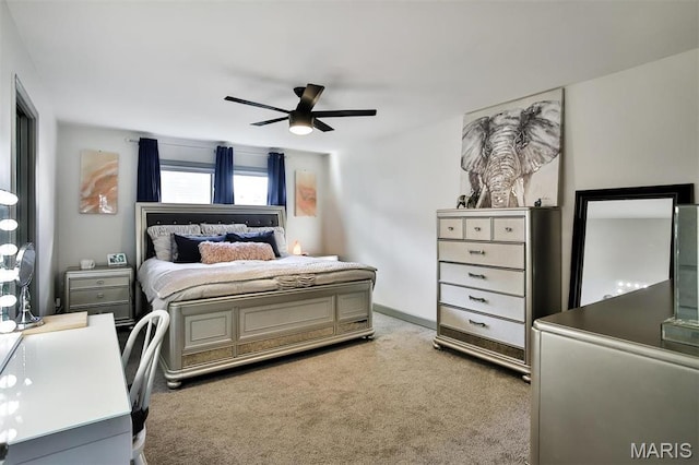 915 Sugar Lake Ct Unit 4, Saint Peters, MO 63376 - bedroom with light colored carpet and ceiling fan