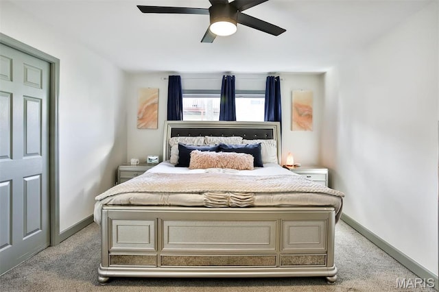 915 Sugar Lake Ct Unit 4, Saint Peters, MO 63376 - carpeted bedroom featuring baseboards and a ceiling fan