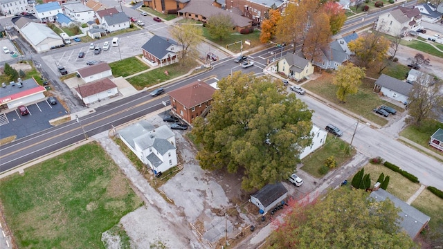 106 N Market St, Waterloo, IL 62298 - aerial view of property and surrounding area with nearby suburban area